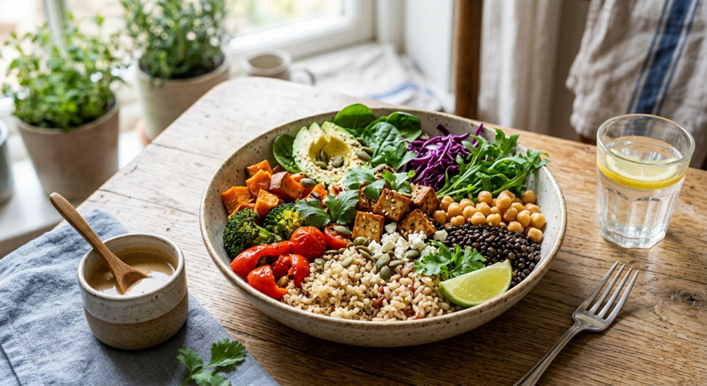Vegetarisk og vegan vægttab: komplet protein og næringsstof guide