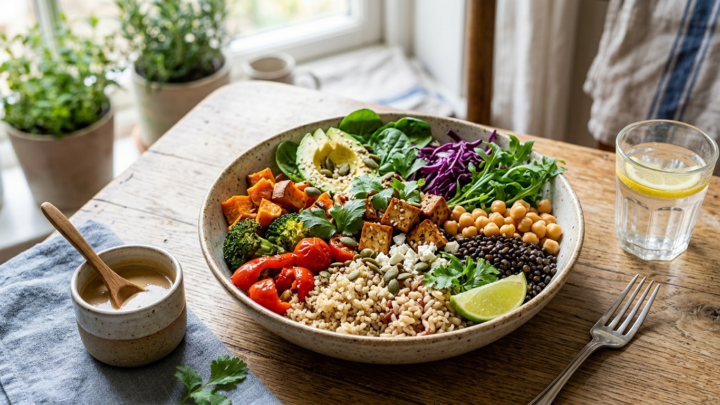Vegetarisk og vegan vægttab: komplet protein og næringsstof guide
