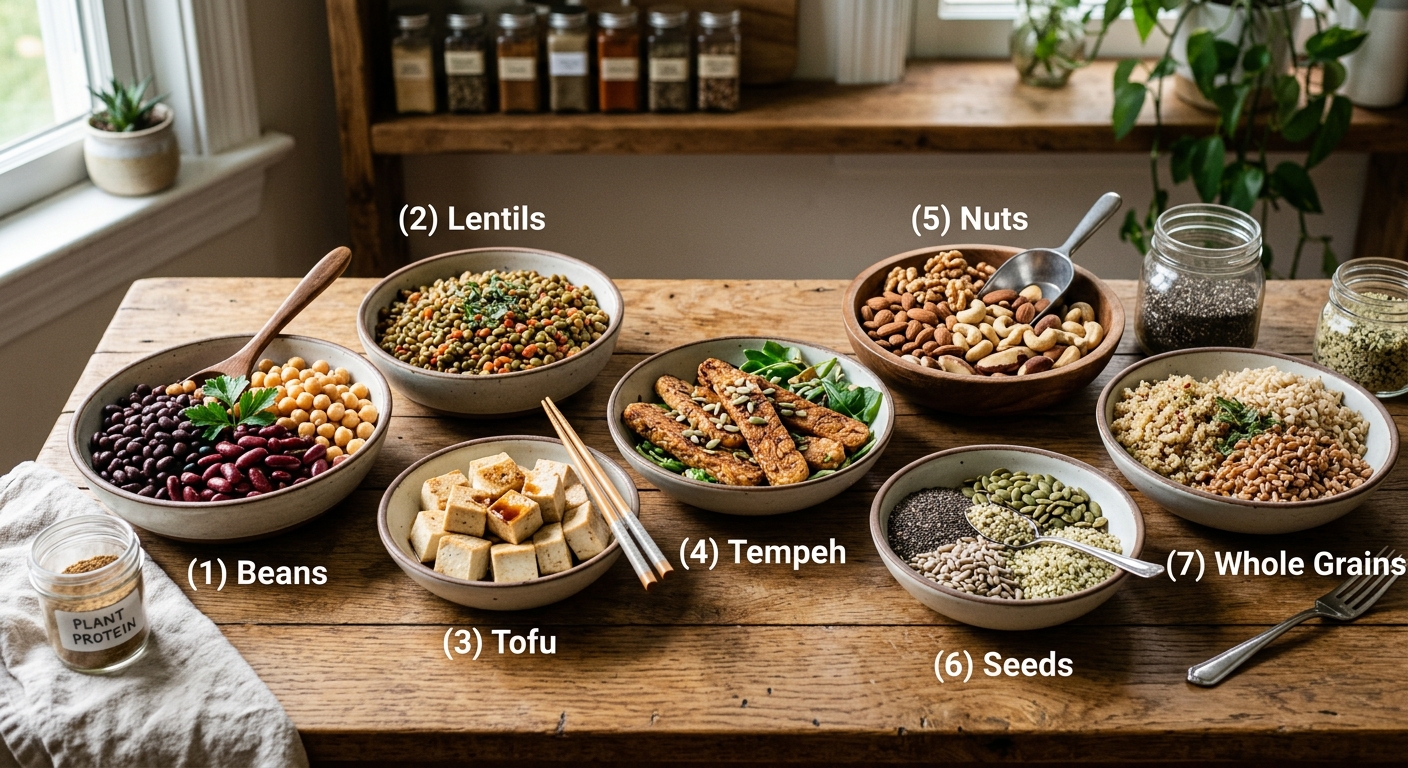 Vegetarisk og vegan vægttab: komplet protein og næringsstof guide